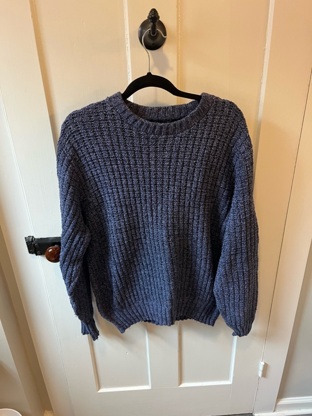 Vintage Woolrich Cotton Blend Chunky Knit Crewneck Sweater Medium
